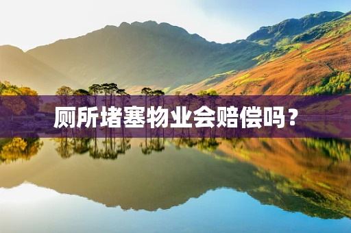 厕所堵塞物业会赔偿吗？