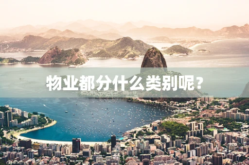 物业都分什么类别呢？