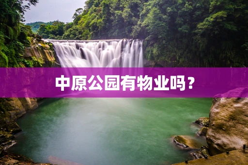 中原公园有物业吗？