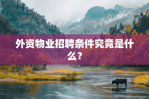 外资物业招聘条件究竟是什么？