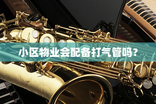 小区物业会配备打气管吗？