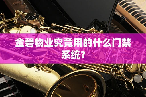 金碧物业究竟用的什么门禁系统？